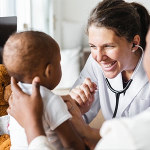 Pediatrician caring for a patient - PCC